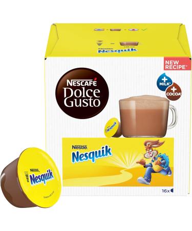 NESCAF Dolce Gusto Nesquick - 16 Hot Chocolate Pods - Choco Drink - Quality Cocoa (One Pack) - Buy Online on GoSupps.com