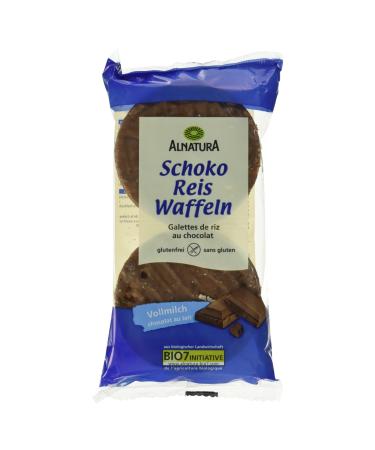 Alnatura organic chocolate rice cakes whole milk gluten-free pack of 12 (12 x 100 g)