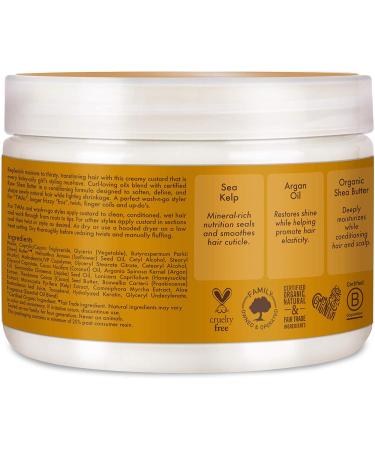 Shea Moisture Raw Shea Butter Curl Memory Cream Custard 12 oz - Buy Online on GoSupps.com