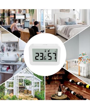 Buy Thermometer Hygrometer with LCD Display | Real-Time Temperature & Humidity Monitor | -9.9 to 60 Range | Mini Measuring Device for Home & Office - Buy Online on GoSupps.com