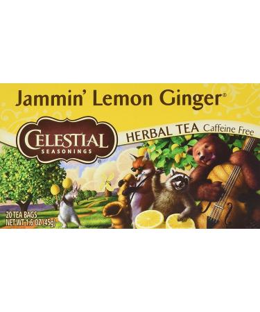 Jammin Lemon Ginger 20 Bags (Case of 6)
