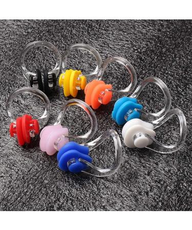Silicone Swimming Nose Clips - Waterproof Nose Plug Set for Kids and Adults (8 Colors) - Buy Online on GoSupps.com