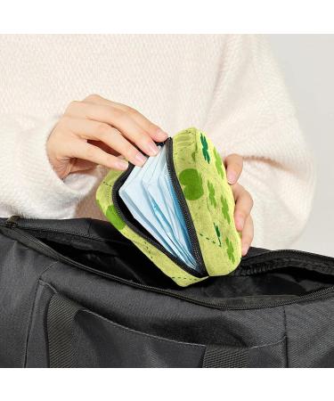 Four Leaf Clover Sanitary Napkin Storage Bag - Portable Period Pouch for Women - Multi-Colored - 1Pc - Buy Online on GoSupps.com