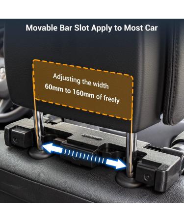 Buy Aidodo Adjustable Neck Pillow Car Headrest for Children - Leather Side Support with Telescopic Rod & Sliding Clips - Comfortable Travel Accessory - Buy Online on GoSupps.com