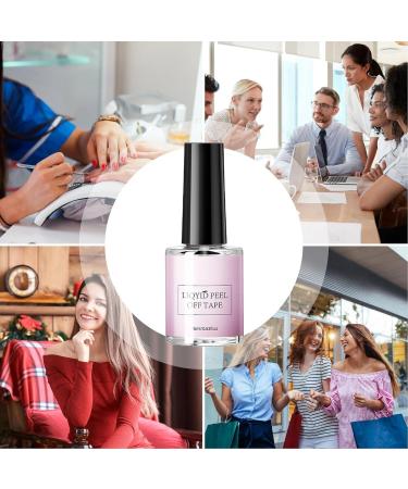 Peelable Base Coat Peelable Nail Base - Quick-Drying Glue 15ml for Artistic Manicures Salon Wedding Daily Use Personal Carnival and Beauty - Buy Online on GoSupps.com