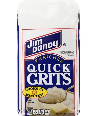 Hometown Foods Jim Dandy Quick Grits, 5 lb 5 Pound (Pack of 1)