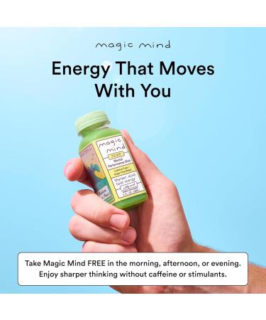 Magic Mind FREE Energy and Focus Drink Shots - Stress Relieving No Jitters Ashwagandha Vitamin B12 Vitamin C Matcha Green Tea Functional Mushrooms Caffeine Free - 2 FL Oz (15 Pack) - Buy Online on GoSupps.com