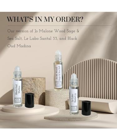 Womens Perfume Sampler Set - Mini Fragrance Oil For Woman Roll On Body Oil Perfume Samples Fragrance Oil for Skin Gift For Her 3 Pc (Complicated) - Buy Online on GoSupps.com