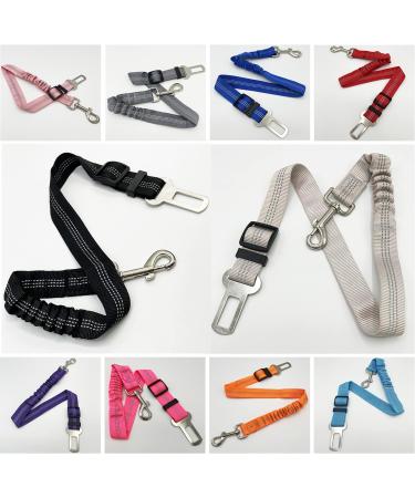 Anti Shock Bungee Universal Seatbelt For Dogs Pets Car Travel Dog Accessories Adjustable Elastic Strap Safety Harness Restraint Lead (Red) - Buy Online on GoSupps.com