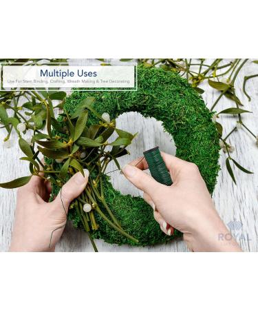 Royal Imports Bulk Green Paddle Wire Spool 150 YD roll  24 Gauge  Floral Arrangements  Florist Supplies  Jewelry  Gift  Crafts  Wreath Making  Flower Garland  Plant Stem Garden Ties  Bouquet Bind Wrap 24 Guage - Buy Online on GoSupps.com