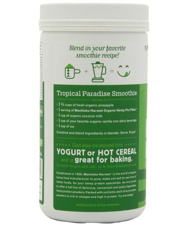 Manitoba Harvest Hemp Pro Fiber - 16 oz Tubs (Pack of 2) | High-Quality Plant Fiber - Buy Online on GoSupps.com