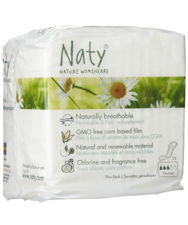 Naty Thin Pads Normal 15 Eco Pieces