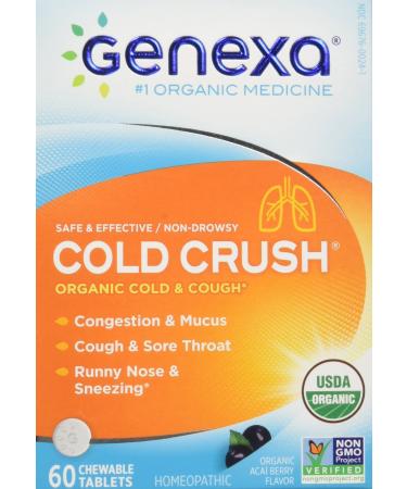 Genexa Cold Crush Acai Berry Organic 60 Count