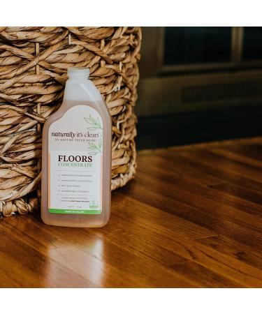 Naturally It's Clean Enzyme Floor Cleaner | Safe for Pets & Kids | Hardwood, Tile & Stain-Free Floors | Plant-Based Formula | 24oz Concentrate - Buy Online on GoSupps.com