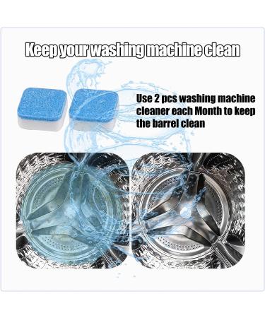 24 Pack Washing Machine Cleaner Tablets - Deep Clean Tub & Drainage System - Front Loader, Top Load, High Efficiency Washers - 1 Year Supply - Buy Online on GoSupps.com