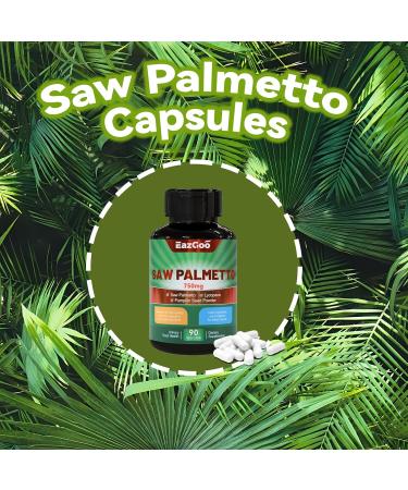 Saw Palmetto Supplement Saw Palmetto Extract 750mg with Lycopene Pumpkin Seed Powder for Men and Women Non-GMOs & Gluten Vegan 90 Count Capsules(Pack of 2) 90 Count (Pack of 2) - Buy Online on GoSupps.com