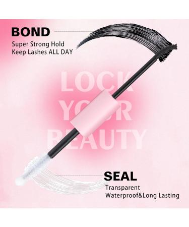 wiwoseo Strong Hold Lashes Glue Bond & Seal - Waterproof, Latex Free 5ML for Extensions - Buy Online on GoSupps.com