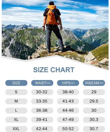 G Gradual Men's Ripstop Tactical Cargo Pants | Waterproof Stretch Hiking Pants for Men - Black, Large - Buy Online on GoSupps.com