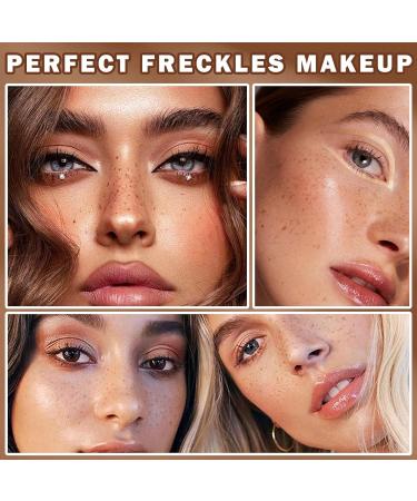 AIUEO Faux Freckles Pen - Waterproof Long Lasting Natural Look | 2 Colors (Light Brown & Natural Coffee) for Perfect Makeup - Buy Online on GoSupps.com