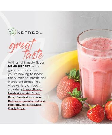Kannabu Premium Hemp Hearts - Hulled Seeds Superfood with Omega 3-6-9, Fiber, Vitamins & Minerals - Vegan, Gluten-Free, Keto-Friendly, Kosher & Non-GMO - 1 Pack - Buy Online on GoSupps.com