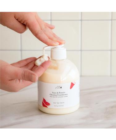 100% Pure Yuzu & Pomelo Glossing Conditioner | Revitalizing Hydrating Formula with Kelp Flax Seed Oil & Vitamin E | Vegan Hair Care for Men & Women - 16 Fl Oz - Buy Online on GoSupps.com