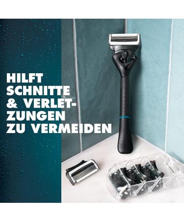 Gillette Intimate Razor Blades for Sensitive Areas | 4 Replacement Blades with Slide Strips | Dermatologically Tested for Gentle Shaving - Buy Online on GoSupps.com