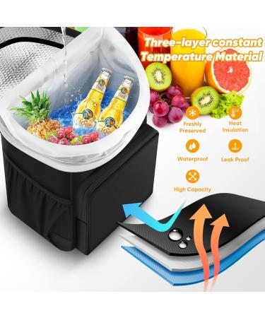 Insulated Leak Proof AUSQI Backpack Cooler - 45 Cans, Waterproof Thermal Bag - Portable & Lightweight, Ideal for Travel, Camping, Beach - Black - Buy Online on GoSupps.com