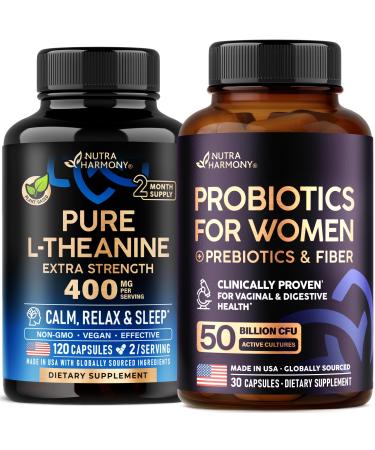 NUTRAHARMONY L-Theanine & Probiotics for Women Capsules