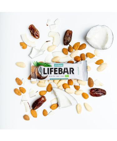 Buy Lifefood Lifebar Energieriegel - Vegan Gluten-Free Sugar-Free Coconut Sports Bar (15 Pack) | Organic Lactose-Free Energy Snack - Buy Online on GoSupps.com