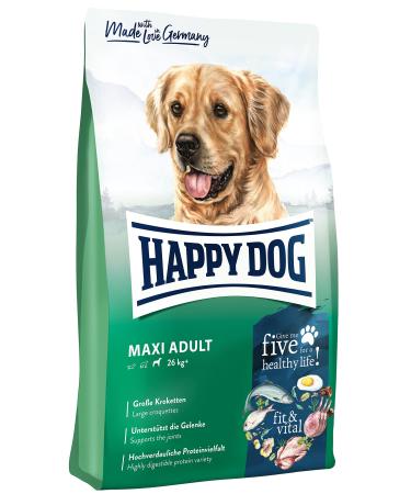 Happy Dog 60762 - Supreme fit & vital Maxi Adult - dry dog food for large dogs - 4 kg content Maxi Adult 4 kg (1 pack)