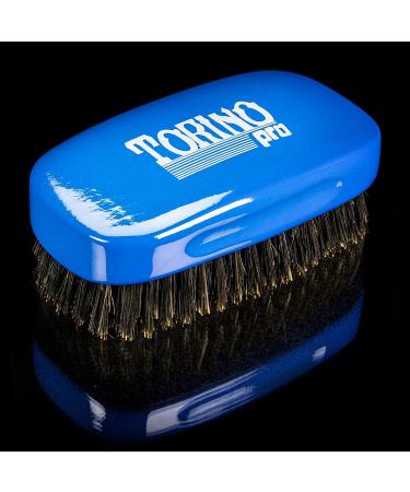 Torino Pro Medium 7 Row Palm Wave Brush - 100% Boar Bristles - Firm Military Hair Brush for Men - Ideal for Connections and Wolfing - 360 Waves - Buy Online on GoSupps.com