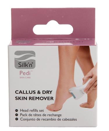 Silkn Pedi Callus & Dry Skin Remover - 2 Count (Pack of 1) | Effective Foot Care Solution - Buy Online on GoSupps.com