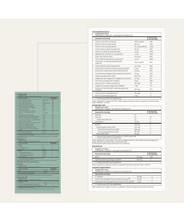 Perelel Mom Multi Support Pack Postnatal Vitamins for Women with Omega 3 Dha Iron Collagen & Vitamin B12 to Support Postpartum Health Soy & Gluten Free Non GMO 30 Daily Pill Packs - Buy Online on GoSupps.com