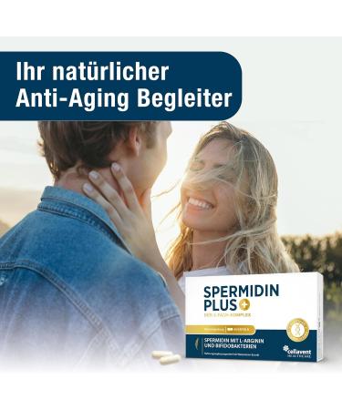 Spermidine Capsules with Wheat Germ Extract L-Arginine & Bifidobacteria Boost Your Body's Spermidine Synthesis Monthly Pack of 60 - Buy Online on GoSupps.com