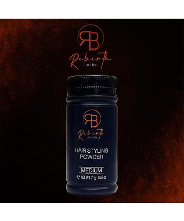 Rebirth Hair Powder Men Unisex 20g - Instant Volume & Thickening for All Hair Types - Medium Hold, Fresh Smell - Buy Online on GoSupps.com