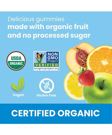 Fruily Organic Men's Multivitamin Gummies with Lycopene - 60 Mixed Fruit - Buy Online on GoSupps.com