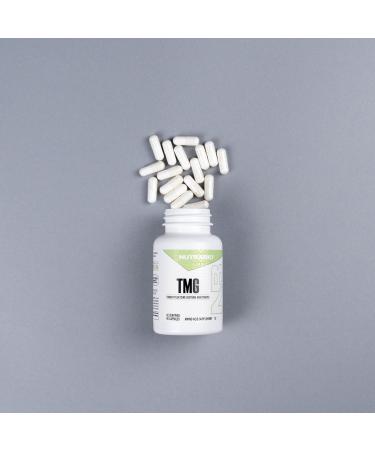 NutraBio TMG Supplements Betaine Anhydrous 500mg Capsules Trimethylglycine Homocysteine Support 90 Count (Pack of 1) - Buy Online on GoSupps.com