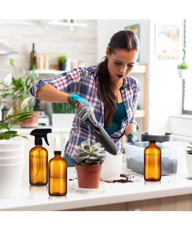 Belle Vous Refillable Brown Atomizer Spray Bottles (3pcs) - 500ml with 2 Jet Settings for Cleaning Aromatherapy & Essential Oils - Buy Online on GoSupps.com