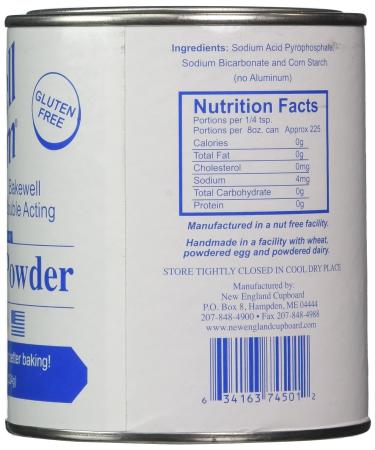 Bakewell Cream Baking Powder - 8 oz | Premium Baking Ingredient - Buy Online on GoSupps.com