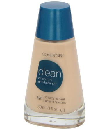 CoverGirl Clean Oil Control Liquid Makeup Creamy Natural 1.0-Ounce Bottles (Pack of 2) - N520 - Buy Online on GoSupps.com