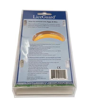 LiceGuard Lice & Egg Combing Kit - Effective Lice Removal Solution - Buy Online on GoSupps.com