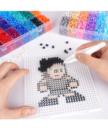 ARTKAL Fuse Beads 9600: 48 Colors, 5mm Fusion Beads Compatible with Perler & Hama, Melting Beads - 2 Boxes Sorted Beads - Buy Online on GoSupps.com