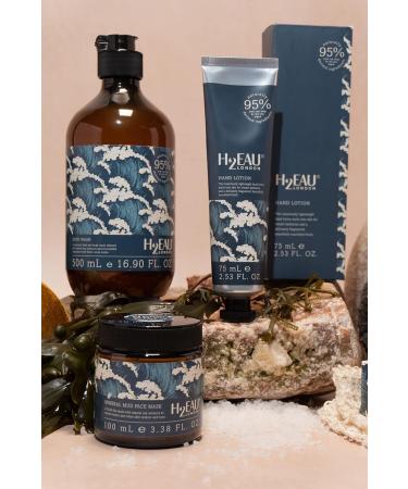 H2Eau Body Wash - Sea Kelp Red Sea Algae & Ocean Fresh Scent | Natural Sea Extracts | 500ml - Shop Internationally - Buy Online on GoSupps.com