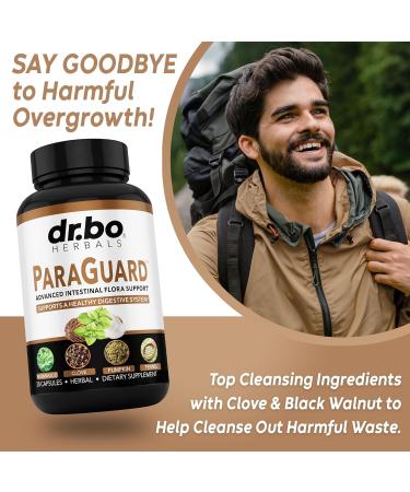 ParaGuard Cleanse Detox Pills - Intestinal Guard Formula Supplement with Black Walnut Wormwood Clove & Oregano Pills - Adults Natural Herbal Intestine Body Gut Cleanser Adults Complete Kit 30 Capsules - Buy Online on GoSupps.com