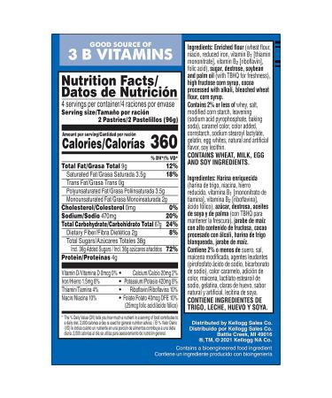 Pop-Tarts Cookies and Creme Breakfast Snacks - 13.5oz Box (8 Pastries) - Buy Online on GoSupps.com
