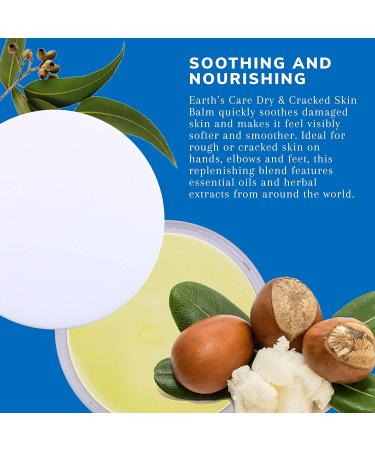 Earth's Care Dry & Cracked Skin Balm 2.5 oz - Nourishing Relief for Dry Skin - Buy Online on GoSupps.com