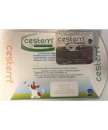 Cestem Worming Tablets single tablet Small-Medium Dogs - Buy Online on GoSupps.com