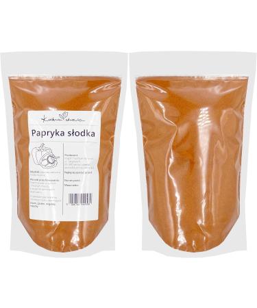 Kuchnia Zdrowia - Ground Sweet Red Pepper - Aromatic - No Preservatives - Leak Proof Zipper Packaging - Doypack: (500 Grams) - Buy Online on GoSupps.com