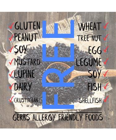 GERBS Wild Black Canadian Rice 2 LBS | Top Grade, Allergy-Free, High in Protein, Fiber & Antioxidants | Gluten, Peanut, Tree Nut Free | Resealable Bulk Bag | Freshly Harvested Wild Rice - 2 Pound Pack - Buy Online on GoSupps.com