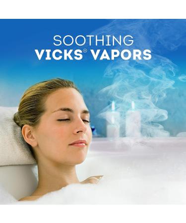 Vicks VapoBath Bath Salts - 15 OZ | Aromatherapy with Eucalyptus and Menthol Scent - Buy Online on GoSupps.com